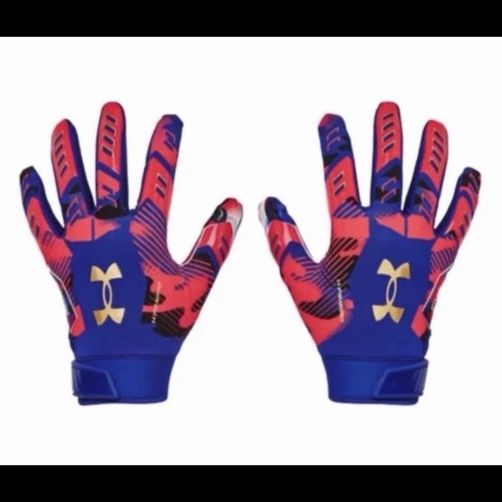 UNDER ARMOUR F9 NITRO GLUEGRIP LIMITED EDITION MENS FOOTBALL GLOVES M